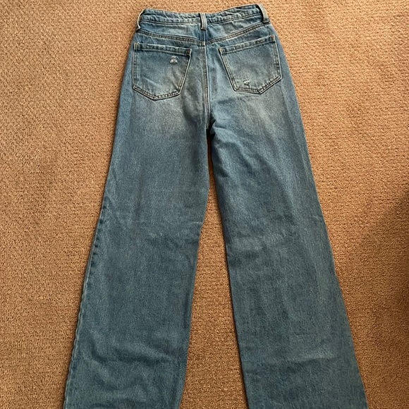 BP wide leg distressed jeans - Picture 2 of 3